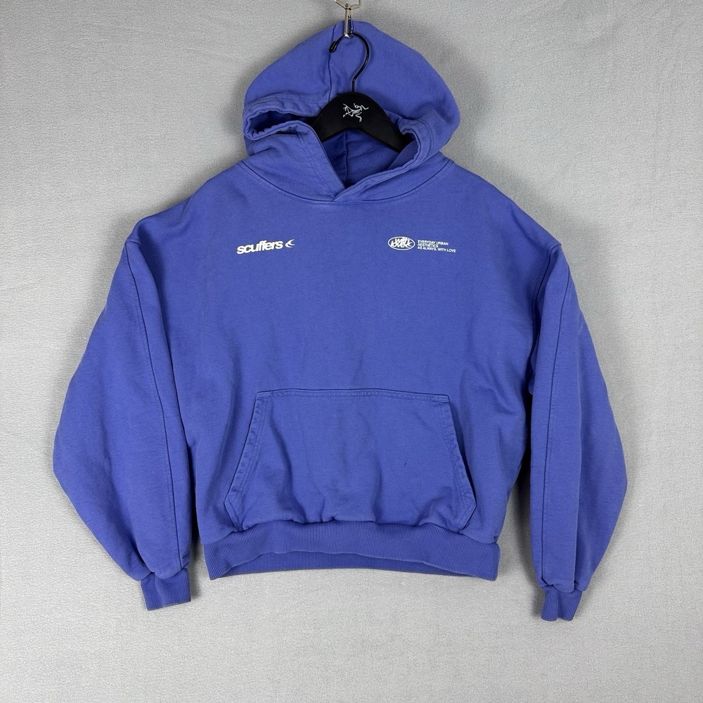 Scuffers With Love Hoodie Sweatshirt Oversized Boxy Womens Medium Streetwear